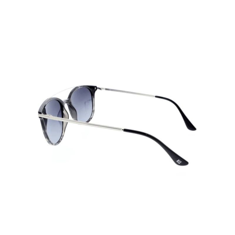 Slnečné okuliare H.I.S. POLARIZED HPS98101-1, black, smoke gradient with silver flash POL 5