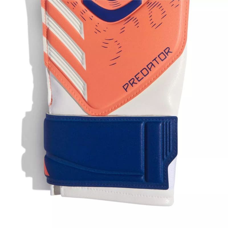 Detské futbalové brankárske rukavice ADIDAS PRED GL TRN J SIGCOR WHITE LUCBLU 2