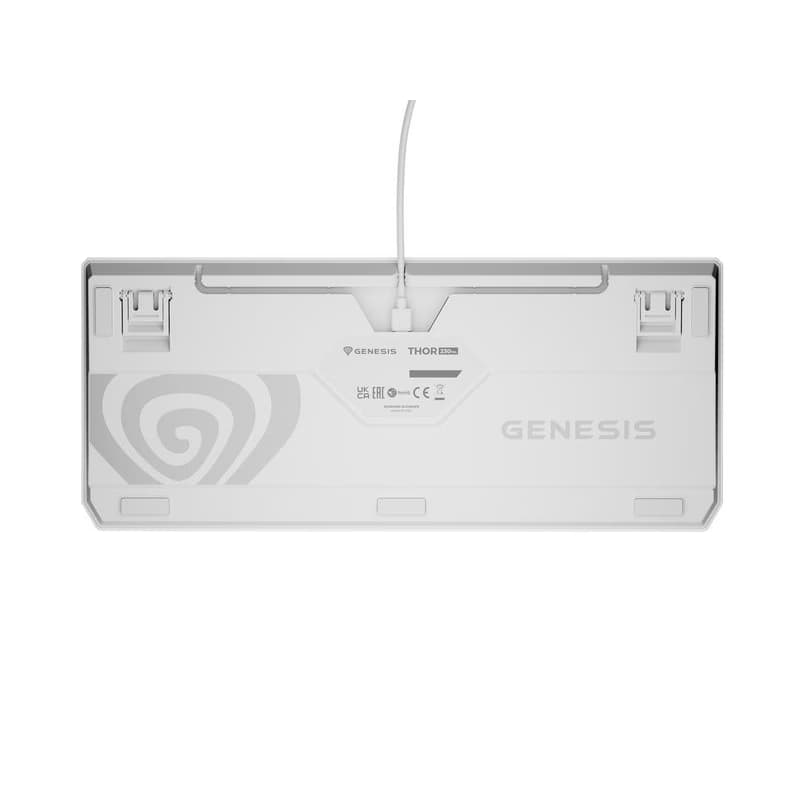 Genesis herná klávesnica THOR 230/TKL/RGB/Outemu Brown/Drôtová USB/US layout/Biela 3
