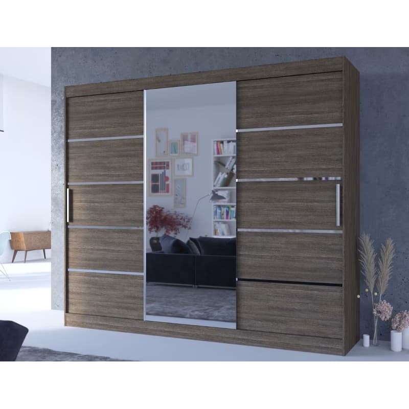 ArtAdrk Šatníková skriňa SALTO | hnedá 250 cm 4