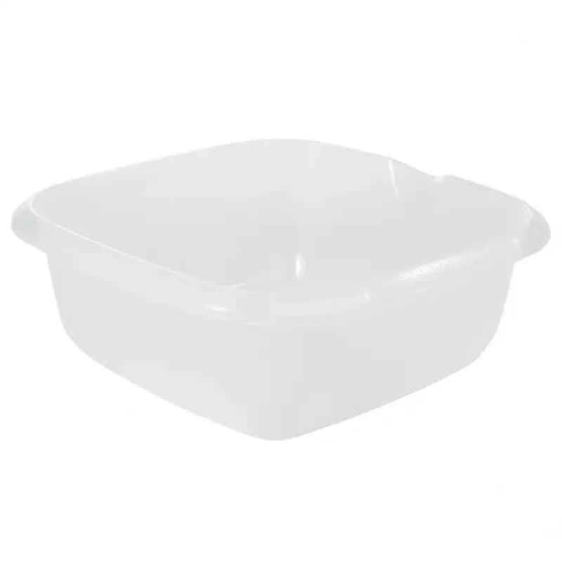 Štvorcová miska s výlevkou transpa. 34x34x12,5 8l 001 1