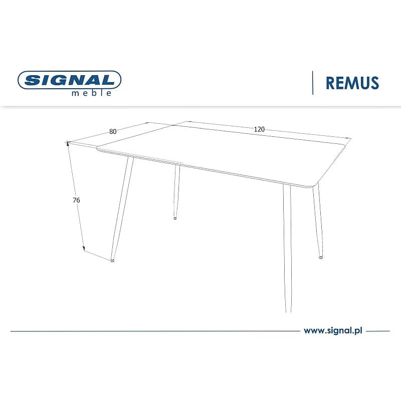 Jedálenský stôl REMUS Signal 5