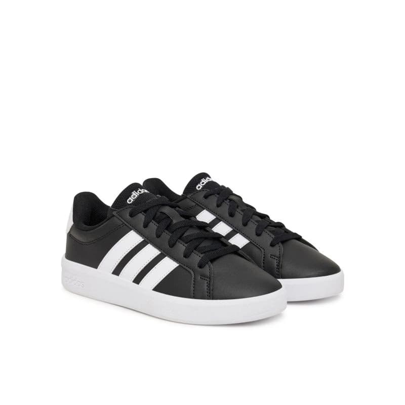 Juniorská rekreačná obuv ADIDAS Grand Court 3.0 Jr core black cloud white cloud white 2