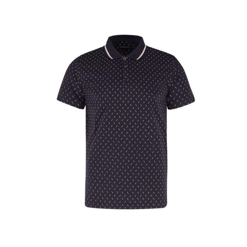 Pánske polo tričko s krátkym rukávom VOLCANO CARO-600-NAVY 6