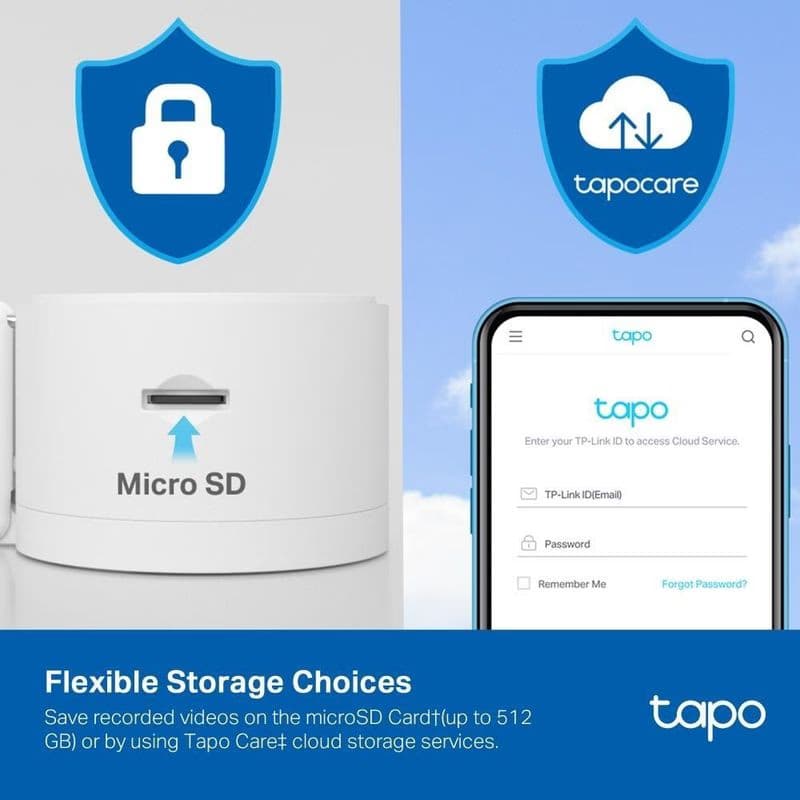 TP-Link Tapo C125 domáca/indoor kamera (4MP, 2K QHD 1440p, WiFi, IR 10m, microSD) 4