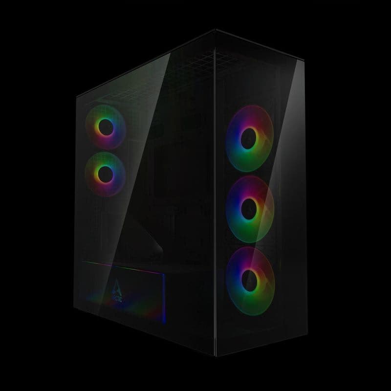 ARCTIC Xtender (Black) čierna window with GPU 1