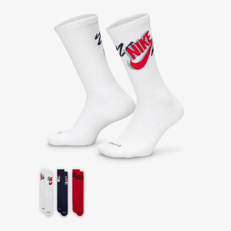Ponožky NIKE 3PACK-U NK ED PLS CREW 3PR SPORT 144 2