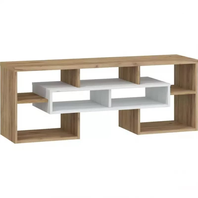 TV stolík RIO craft biela/zlatý 1