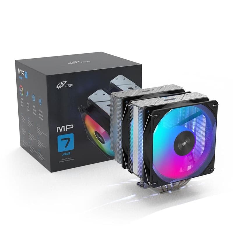 FSP Chladič CPU MP7 Dual, 120mm A.RGB FDB Fan 1