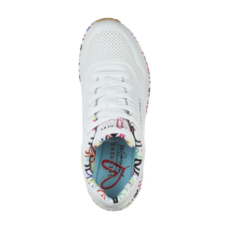 Dámska rekreačná obuv SKECHERS Uno Loving Love W white 4