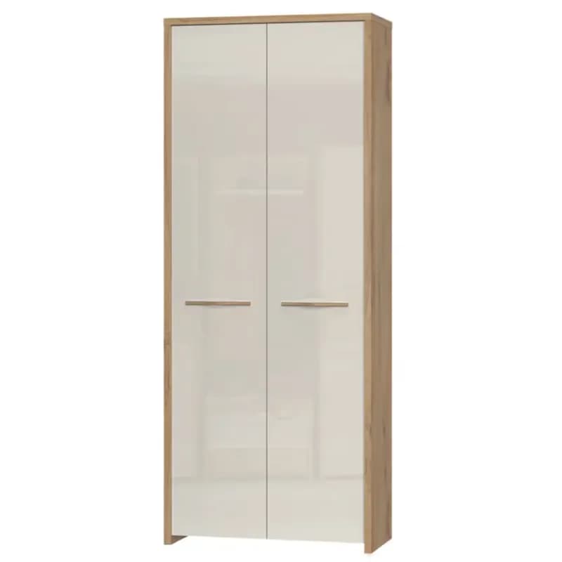 Skriňa 2d Gala V2 lakovaná Pacific Walnut/Beige 1