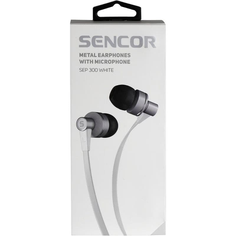 SEP 300 MIC WHITE MET SLÚCHADLÁ SENCOR 3