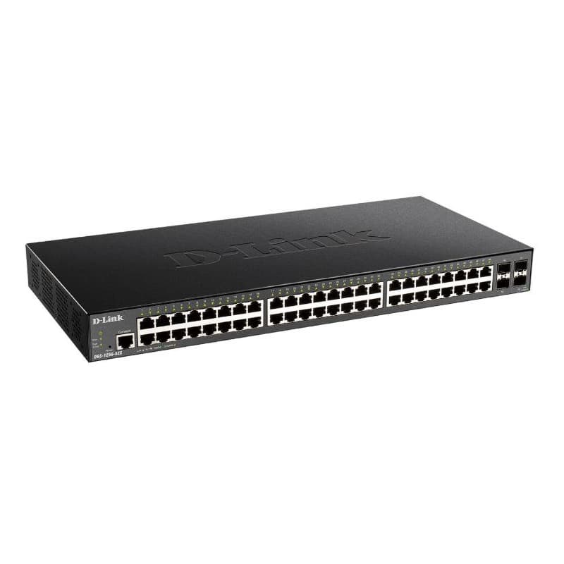 D-Link DGS-1250-52X, 48-port Gigabit Smart Managed Switch with 4x 10G SFP+ ports 1