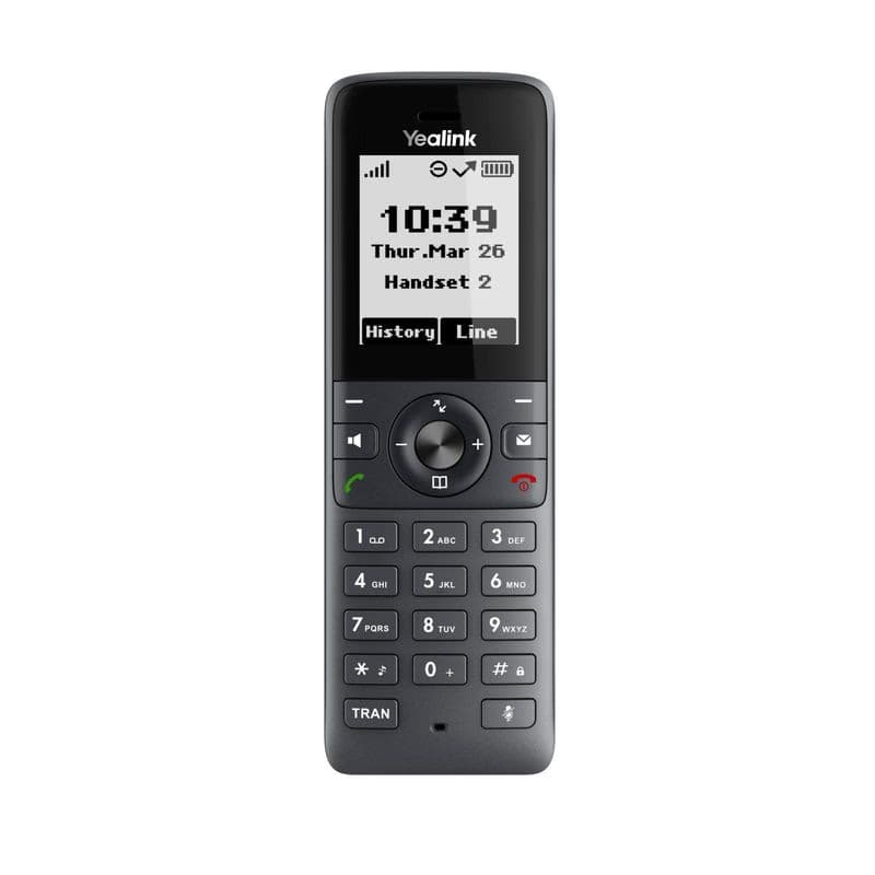 Yealink W71H SIP DECT rúčka, 1,8" čiernobiely displej 2