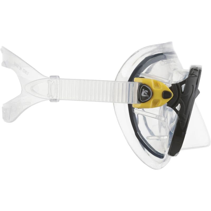 Potápačská maska CRESSI BIG EYES EVOLUTION MASK SIL CLEAR FRAME YELLOW 3