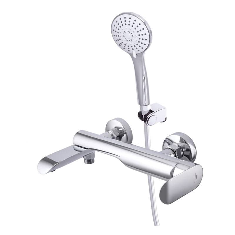 Rubineta - Vaňová batéria ULTRA-10/K s príslušenstvom, chróm OLBAU10K