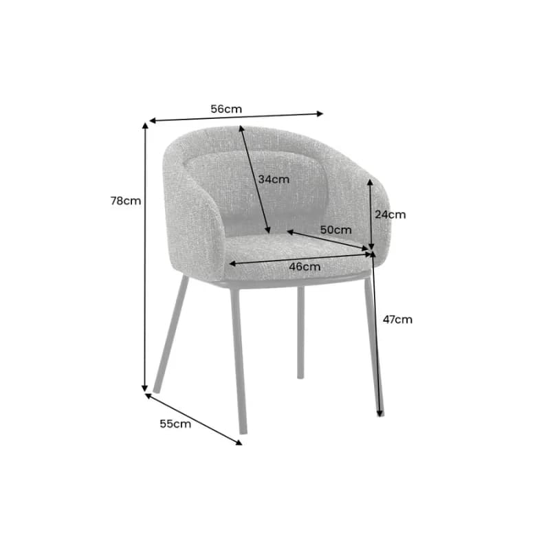 Jedálenské kreslo FLORENTINE Dekorhome 5