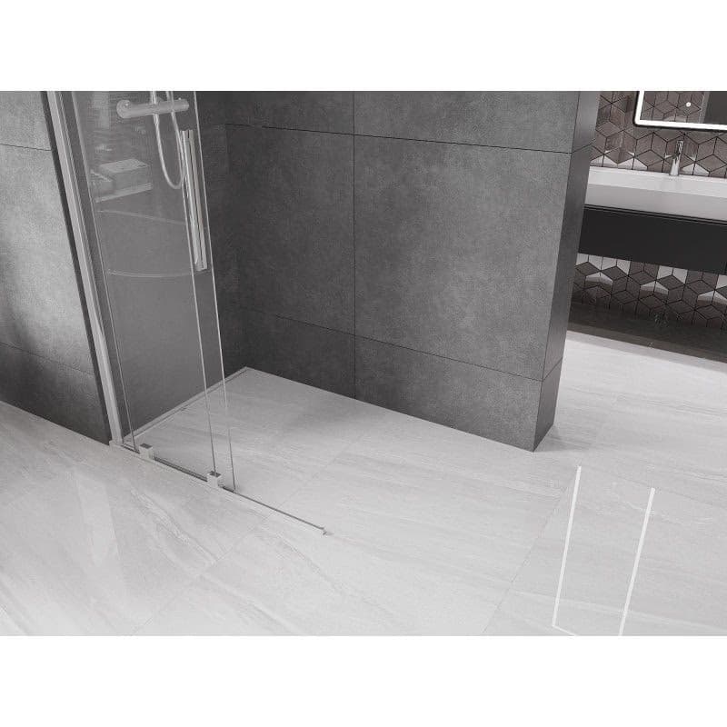 MEXEN/S - Velár posuvné sprchové dvere Walk-in 90, transparent, chróm 871-090-000-03-01 2