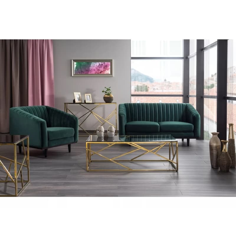 Signal Kreslo ASPREY Velvet 1 | sivá 5