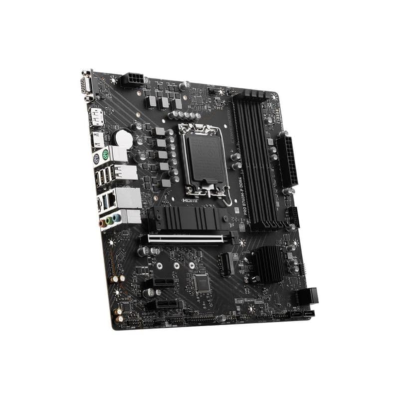MSI MB Sc LGA1700 PRE B760M-P DDR4, Intel B760, 4xDDR4, 1xDP, 1xHDMI, 1xVGA, mATX 4