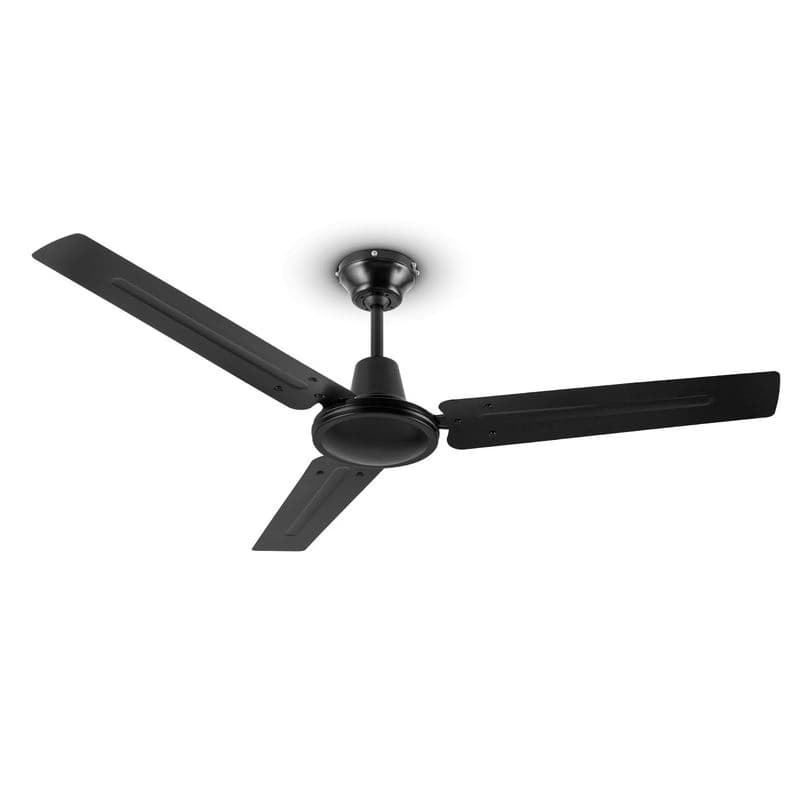 Klarstein Spin Doctor, stropný ventilátor, 55 W, 122 cm, 3 ramená, nehrdzavejúca oceľ, čierny 1
