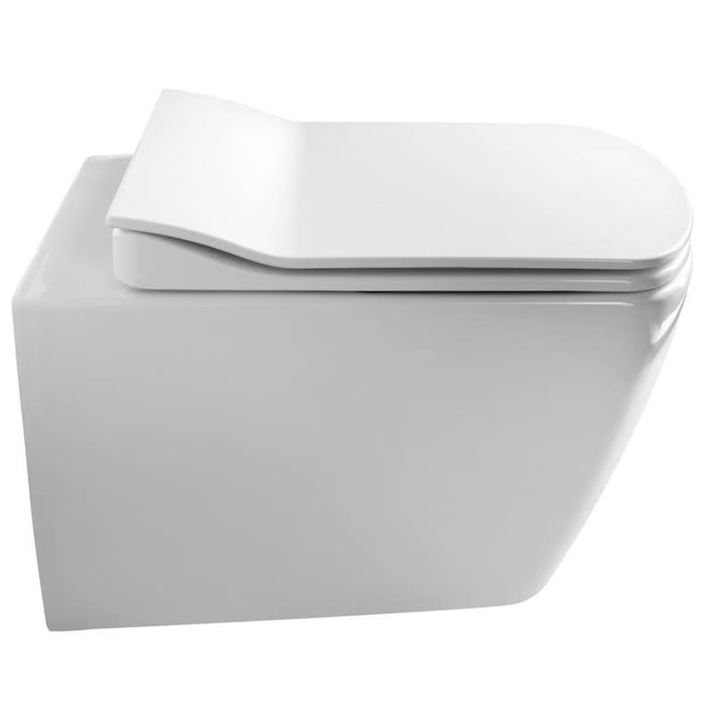 SAPHO - GLANC závesná WC misa, Rimless, 37x51,5cm, biela GC321 4