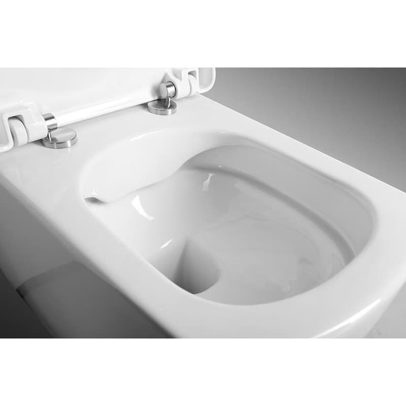 SAPHO - GLANC závesná WC misa, Rimless, 37x51,5cm, biela GC321 5