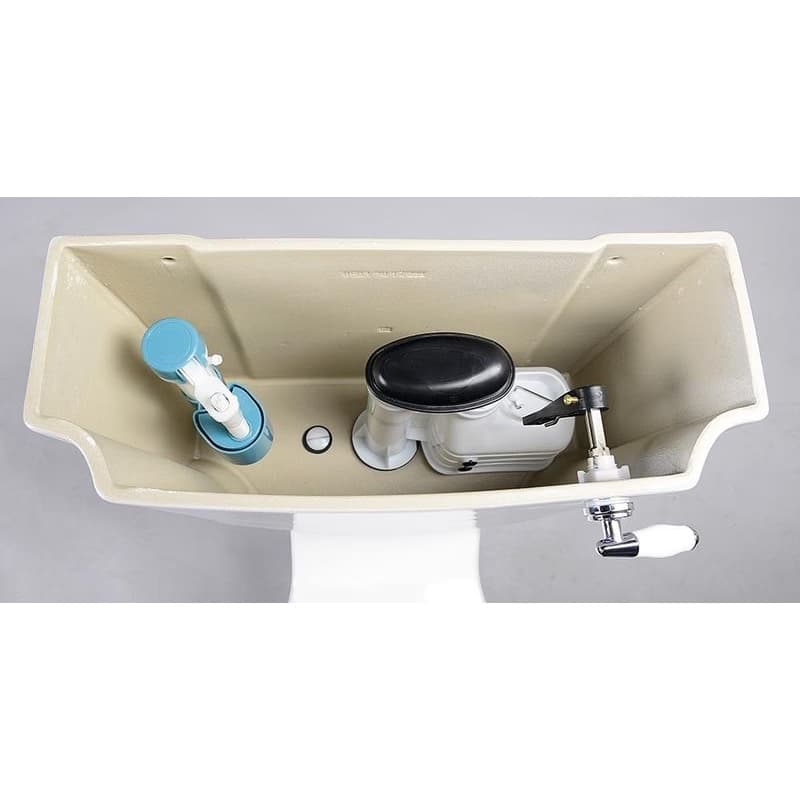 AQUALINE - ANTIK WC retro kombi zadný odpad + sedadlo, biela AK107-01 3