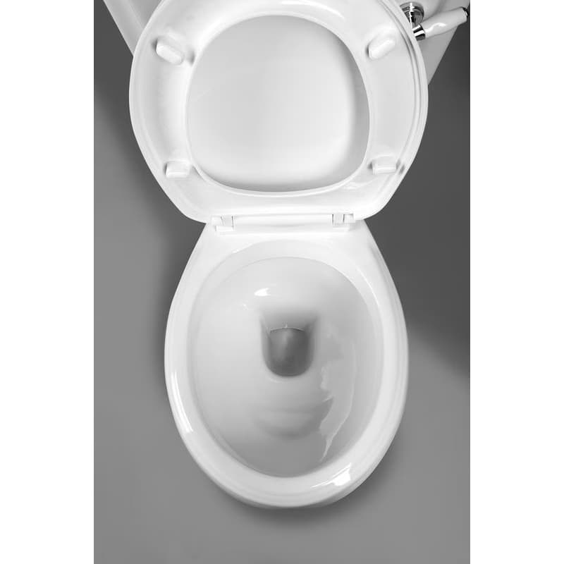 AQUALINE - ANTIK WC retro kombi zadný odpad + sedadlo, biela AK107-01 5
