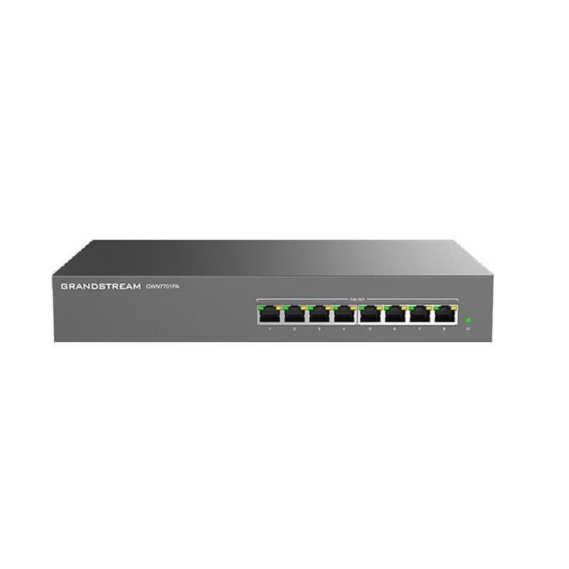 Grandstream GWN7701PA Unmanaged Network Switch 8 portov / 8 PoE out 1