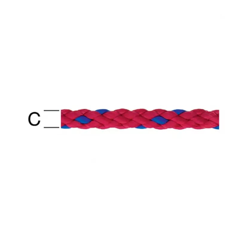 Polypropylén Lano Červená/Modra – Priemer 6 mm - Tovar na Mieru 1