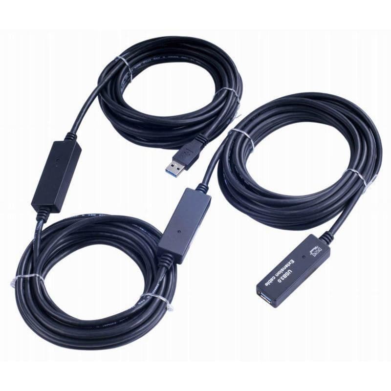 PremiumCord USB 3.0 repeater a predlžovací kábel A/MA/F 15m 1