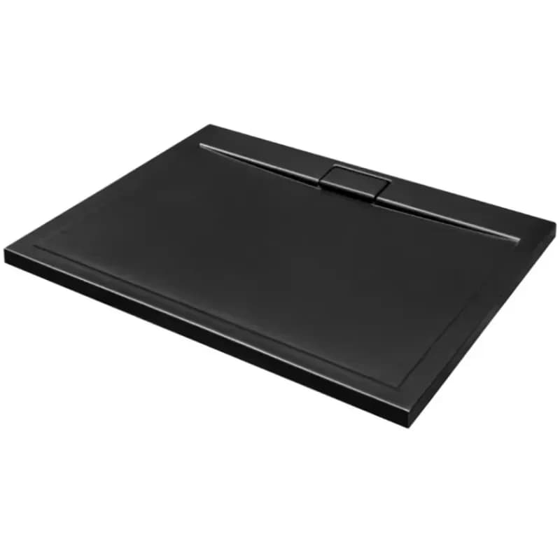 Vanička obdĺžniková Axim Ultraslim Stone Effect New 100x80 čierna 1