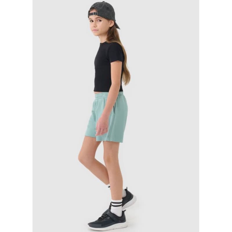 Dievčenské teplákové kraťasy 4F JUNIOR SHORTS CAS F470-47S-MINT 3