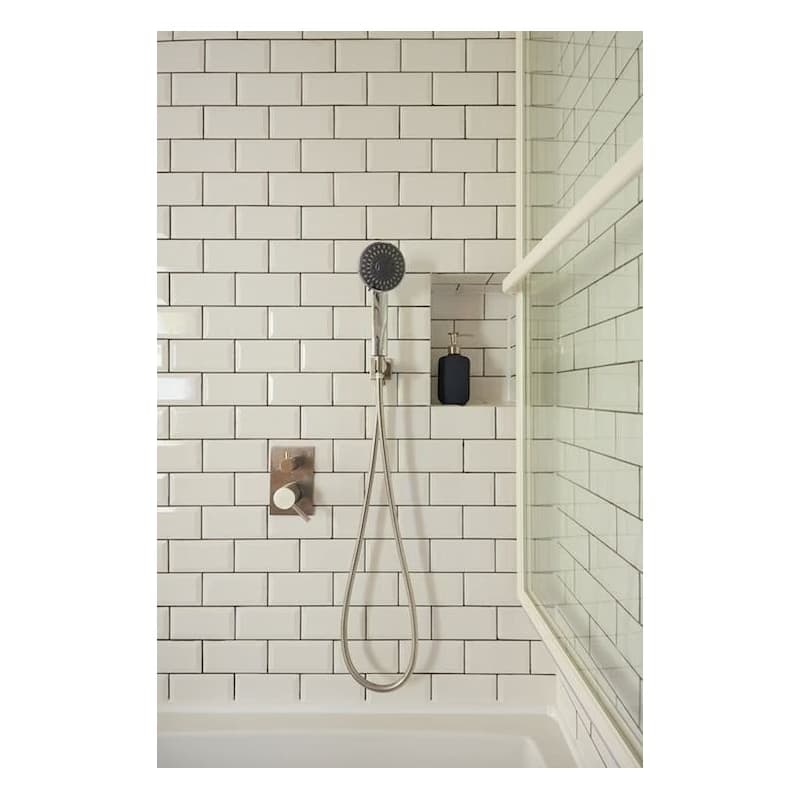SAPHO - MINIMAL podomietková sprchová batéria, 2 výstupy, nerez mat MI042 2