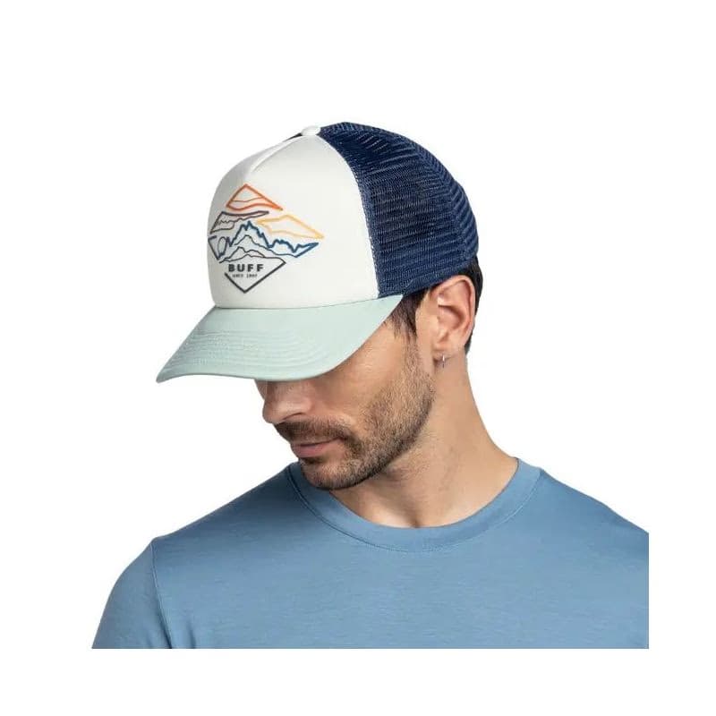 Šiltovka BUFF TRUCKER CAP LUSTER FLINT 3