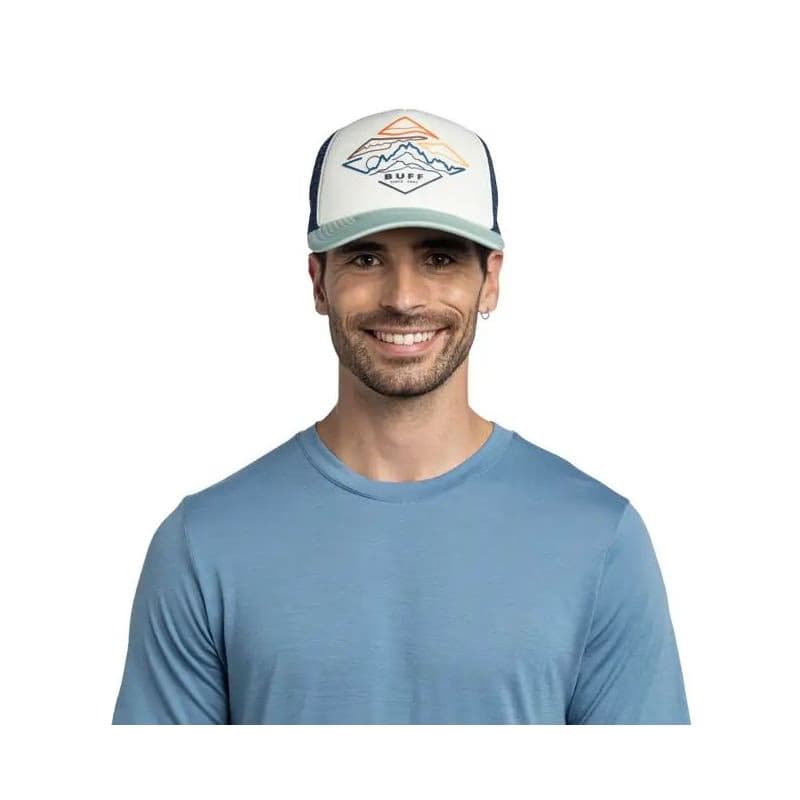 Šiltovka BUFF TRUCKER CAP LUSTER FLINT 4