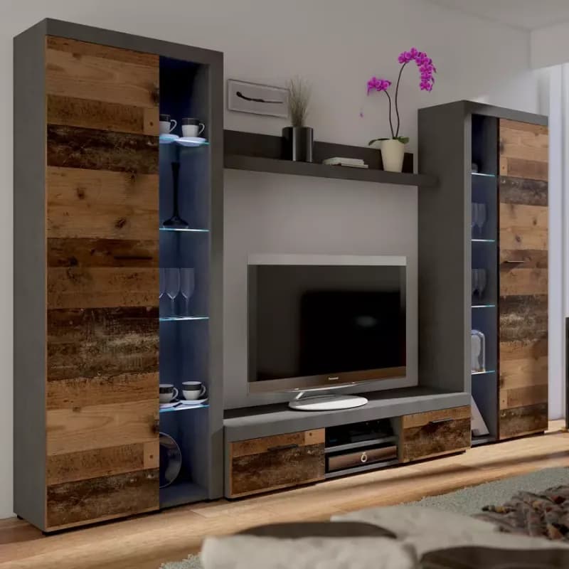 Obývacia stena Rumba Xl 300cm Old Style Wood Matera 1