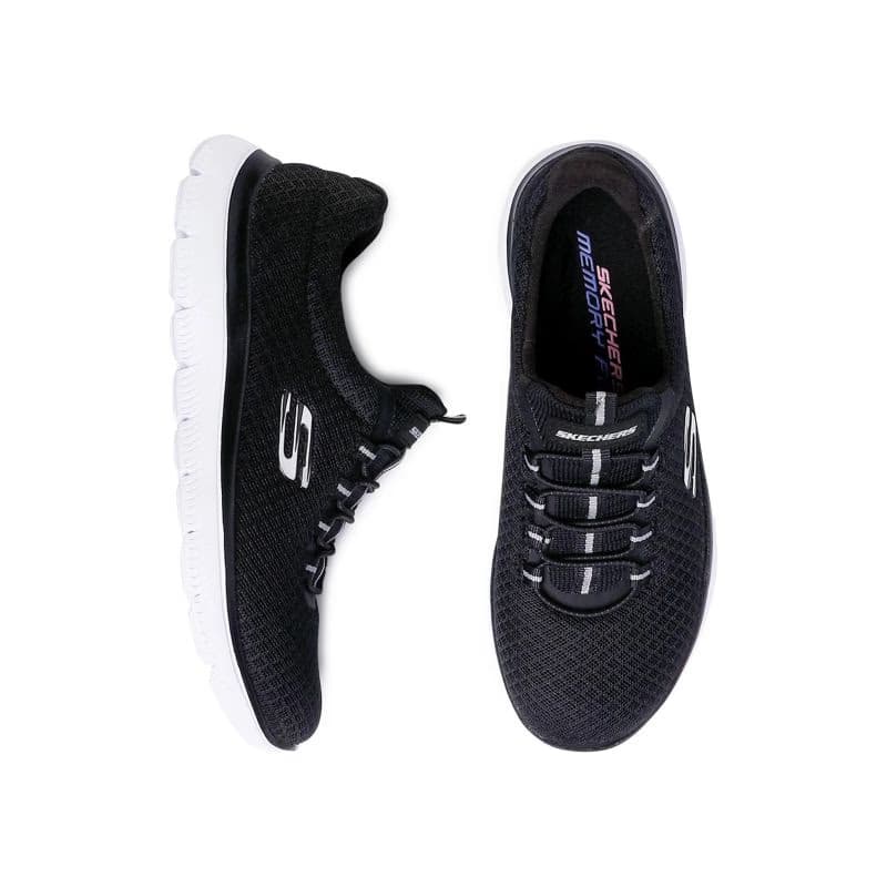 Dámska rekreačná obuv SKECHERS Summits Slip-Ins W black white 3