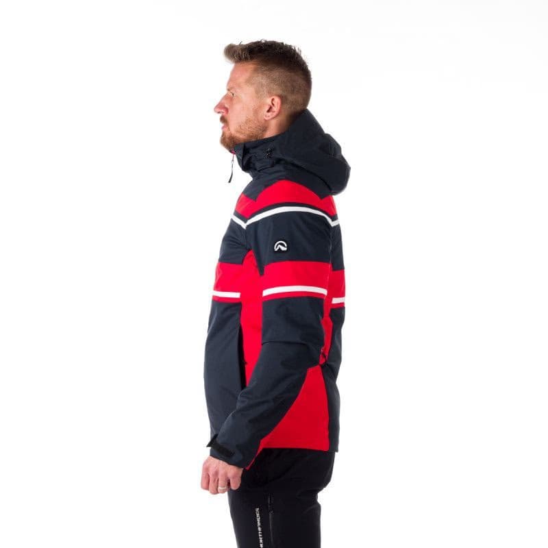 Pánska lyžiarska bunda NORTHFINDER BERNARD-277-blackred 3
