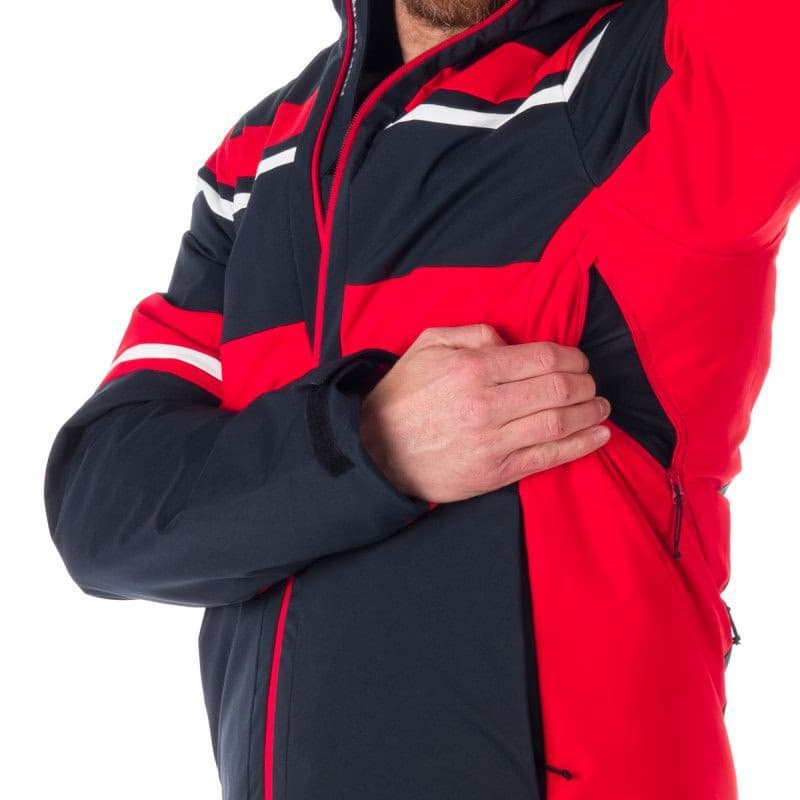 Pánska lyžiarska bunda NORTHFINDER BERNARD-277-blackred 6