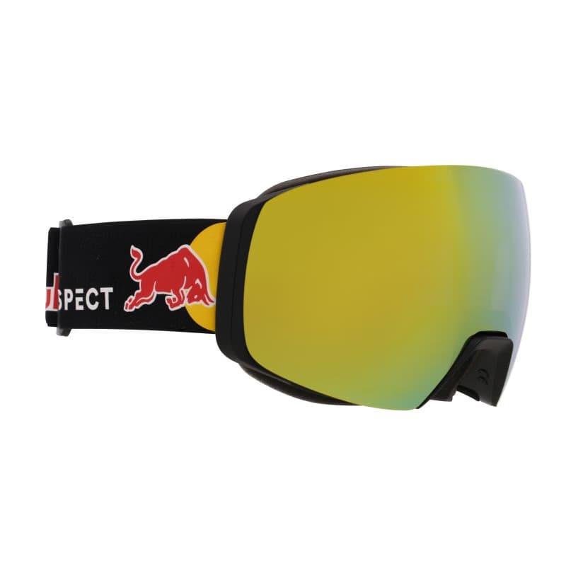 Lyžiarske okuliare RED BULL SPECT JON 02YE2, black smoke with yellow mirror 2