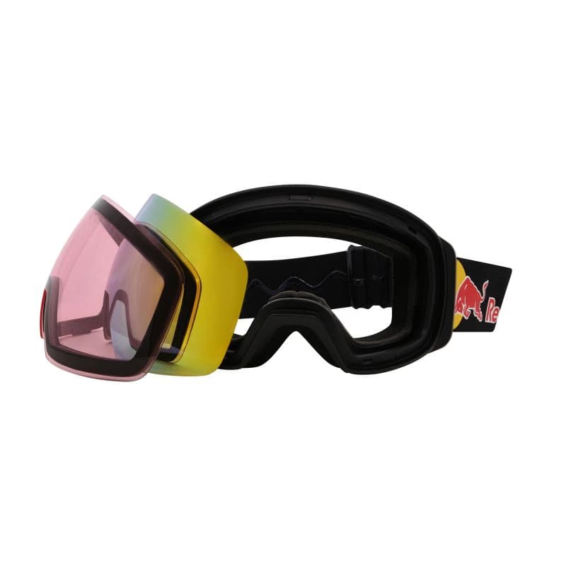 Lyžiarske okuliare RED BULL SPECT JON 02YE2, black smoke with yellow mirror 6