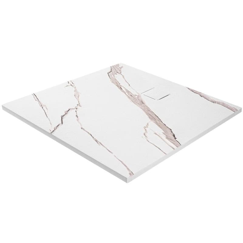 REA - Sprchová vanička Magnum CARRARA WHITE 90x90 REA-K7005 2