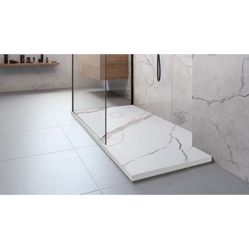 REA - Sprchová vanička Magnum CARRARA WHITE 90x90 REA-K7005 3