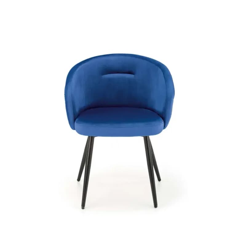 Stolička K430 Velvet/Kov Granát 1