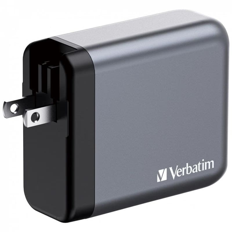 VERBATIM GaN Nabíjačka do siete GNC-140, 140W, 3x USB-C, 1x USB 3