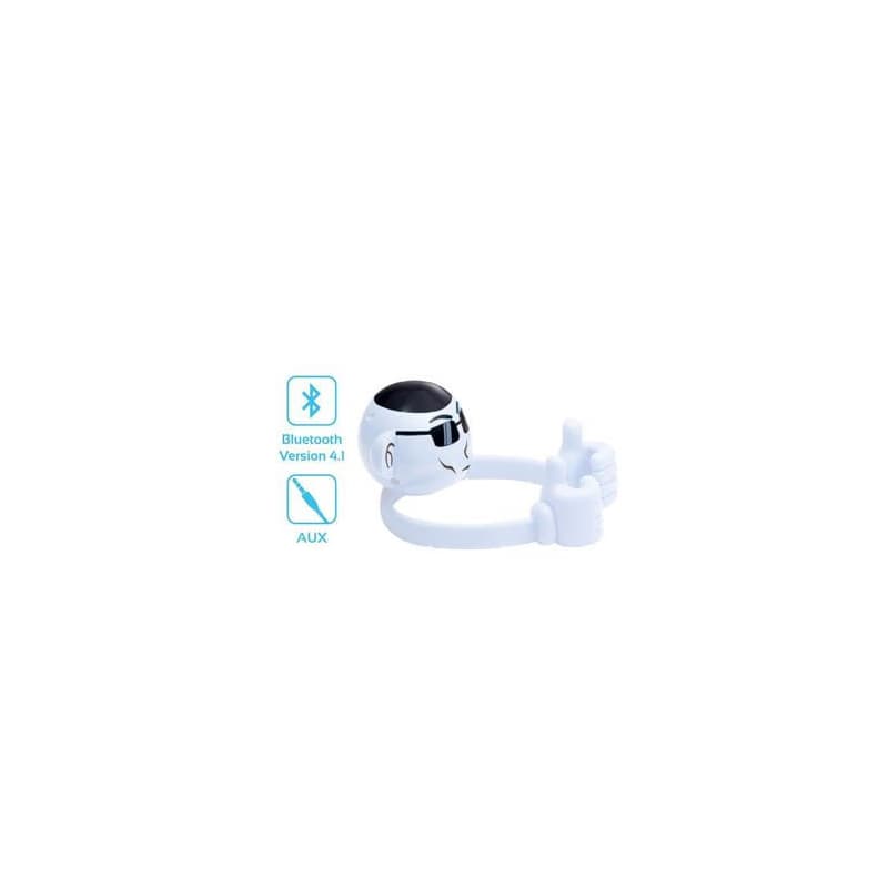 Promate Bluetooth reproduktor Ape, Li-Ion, 1.0, 3W, biely, ,pre deti, držiak telefónu, DOPRADE 3
