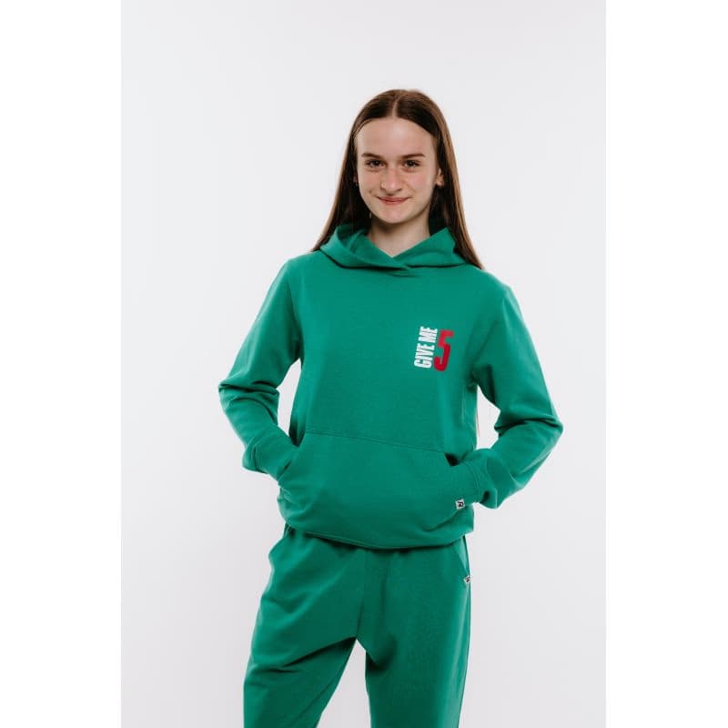 Dievčenská mikina s kapucňou AUTHORITY H-TRENDY G green 2
