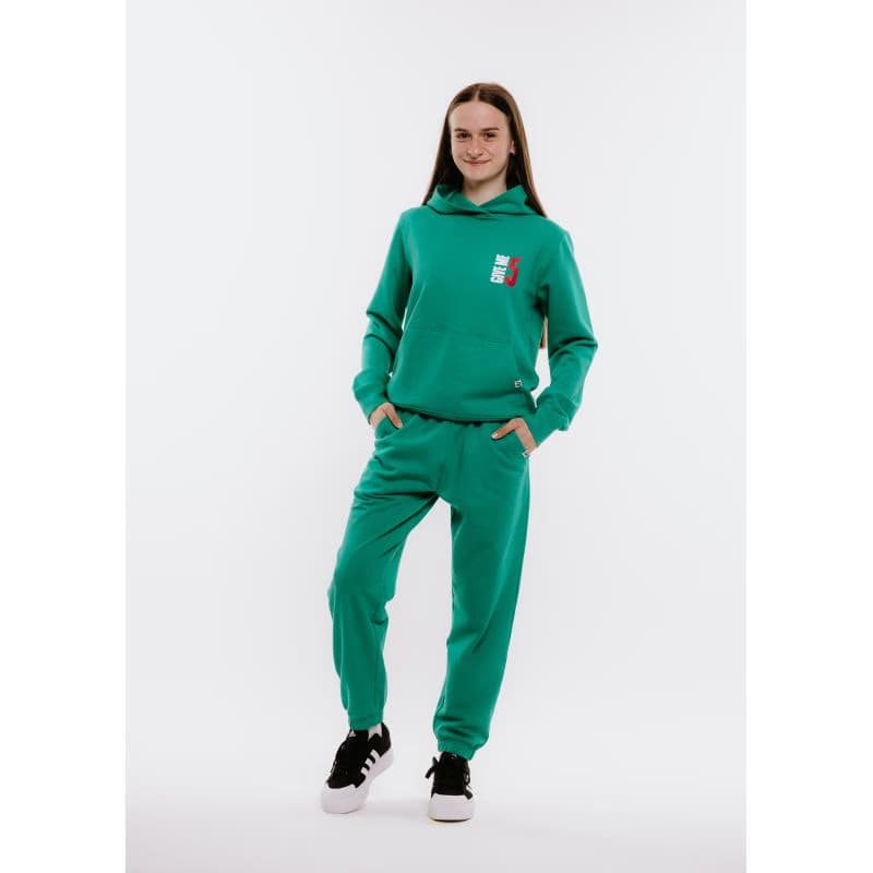 Dievčenská mikina s kapucňou AUTHORITY H-TRENDY G green 4